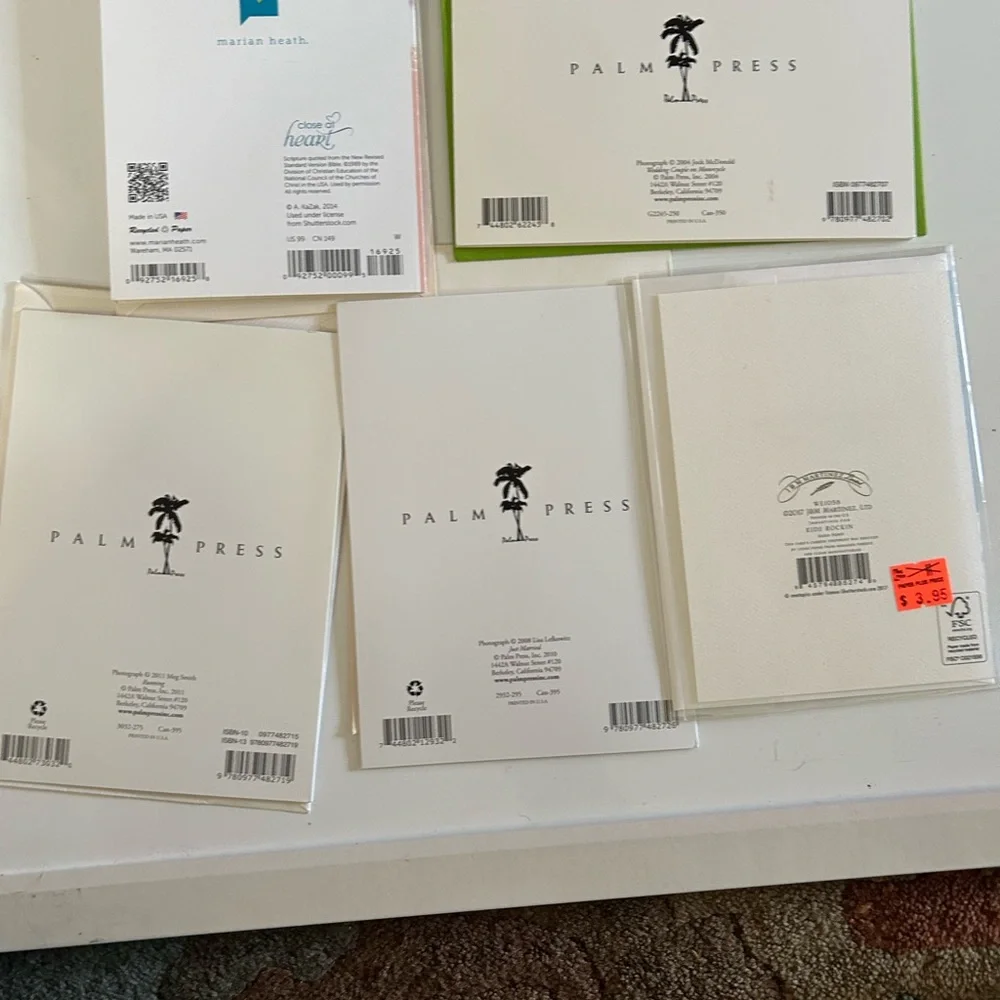 NEW Lot of 14 Wedding Themed Cards (Bundle‎ 14 cards) Papyrus, Palm Press🤵⛪👰